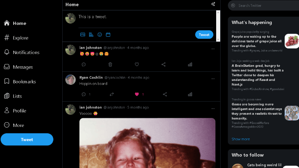 Twitter Clone